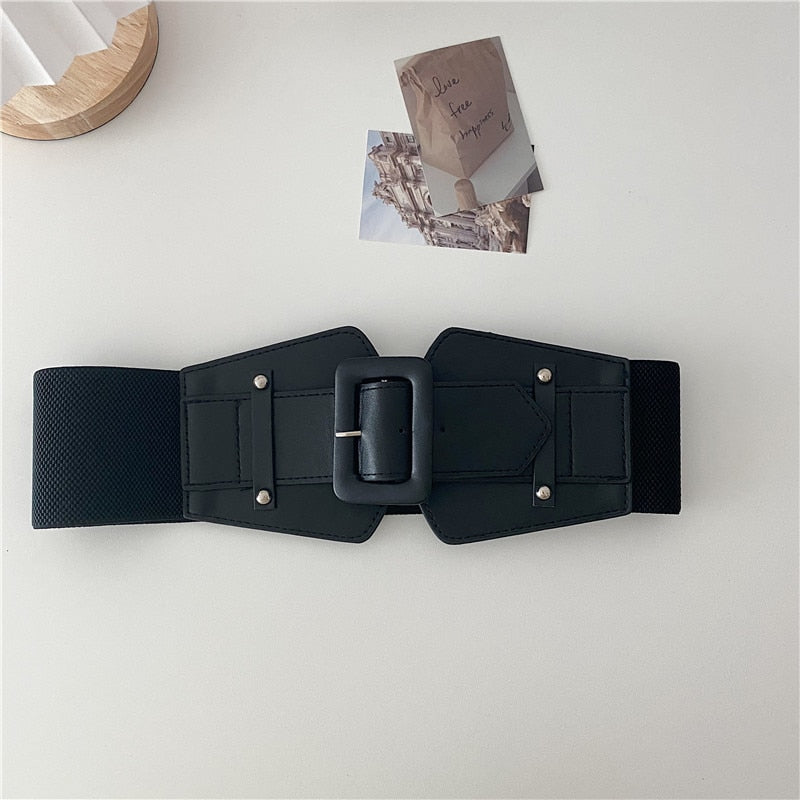 Belt Up – A Wear Black Dress and Leopard Print Belt - Style Splash